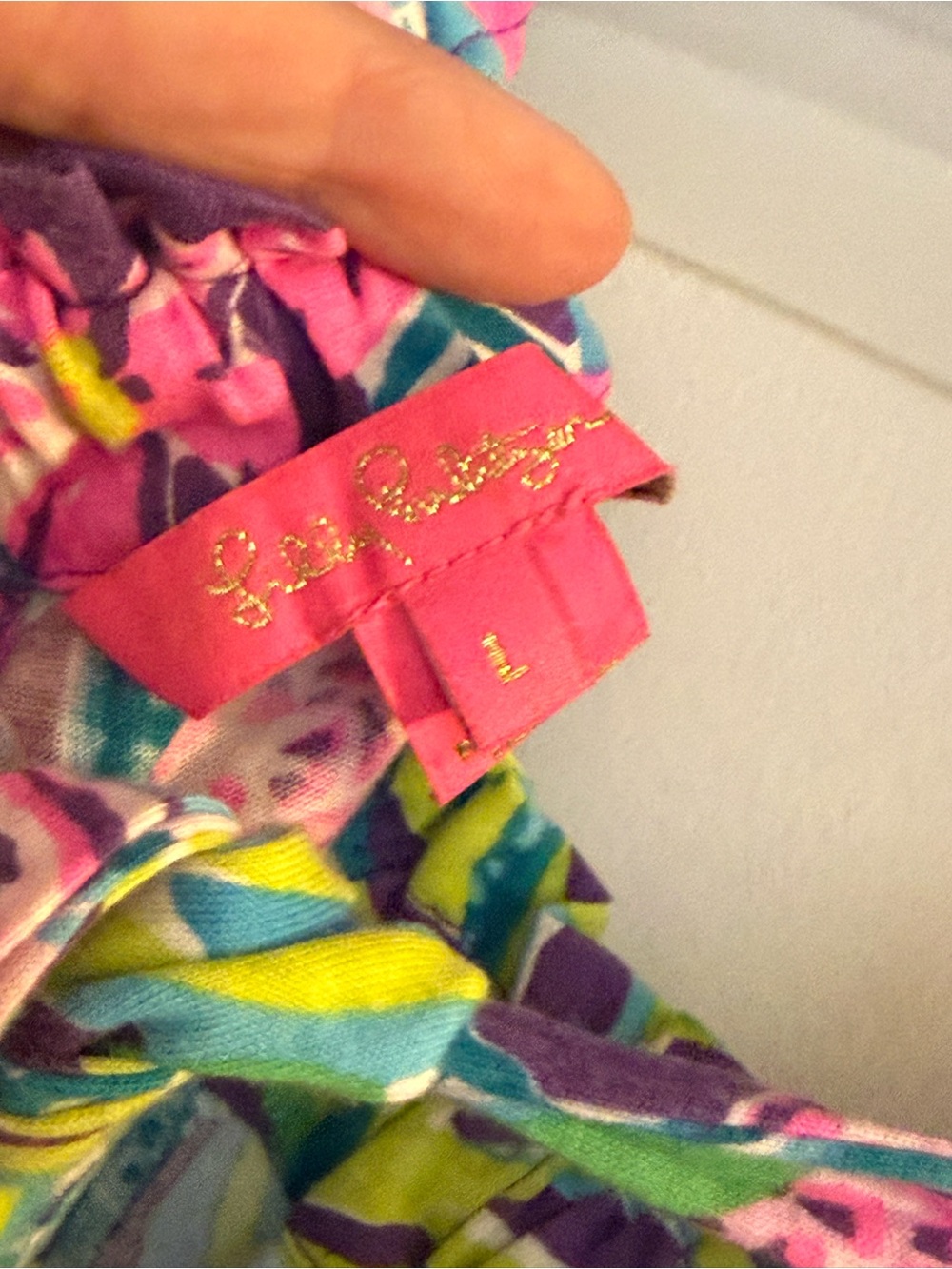 Saira Halter Party All the Tide Dress Floral Tropical Sz L EUC Lilly Pulitzer - Picture 5 of 6